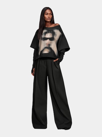 Maglietta 'Tricou PORTRAIT TEE - T27895' di Made By Society in nero: frontale