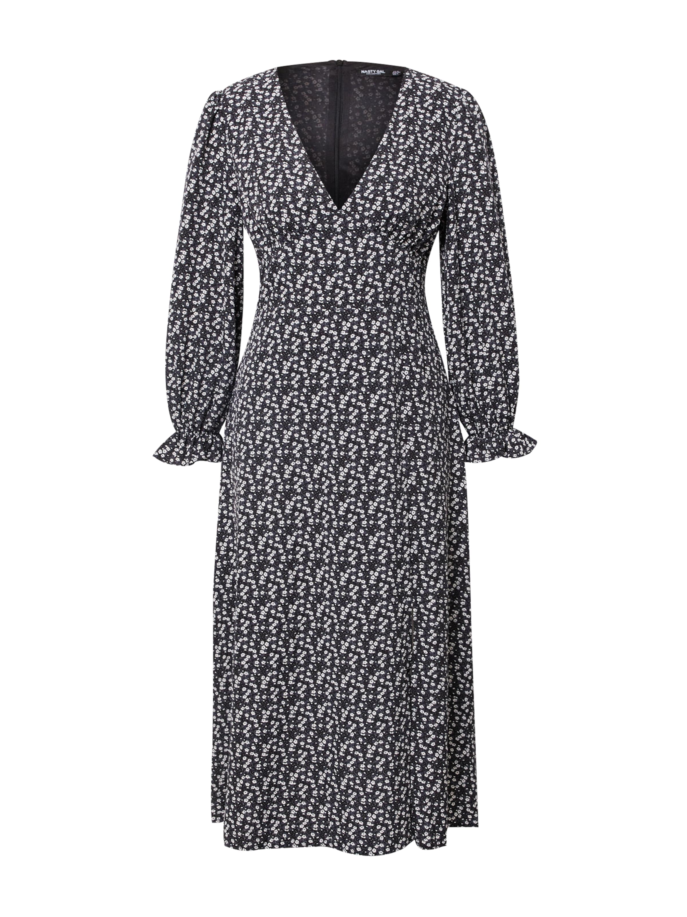 Abito 'Ditsy' di Nasty Gal in nero: frontale