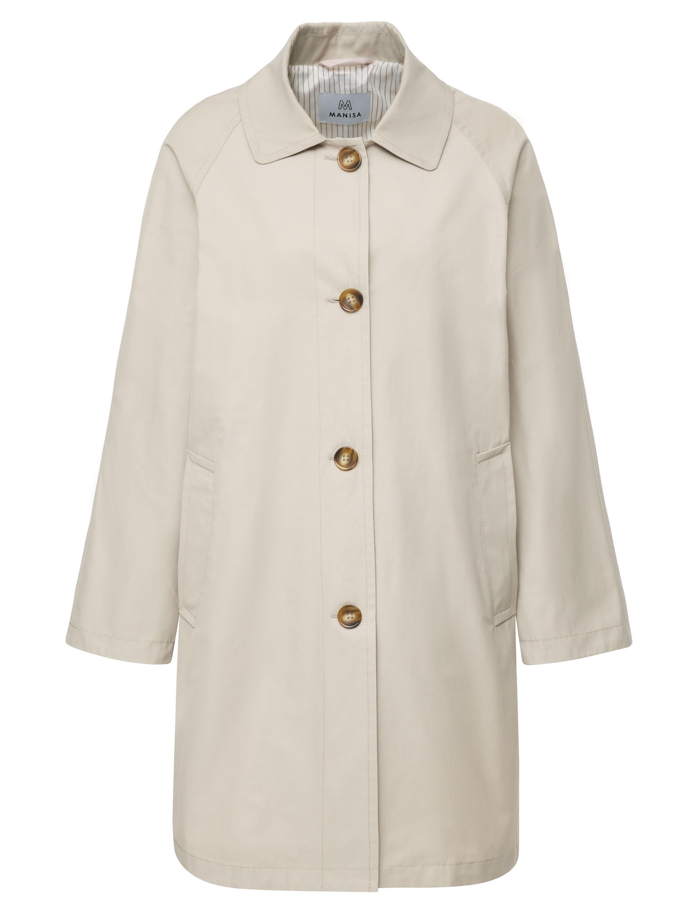 MANISA Between-season jacket 'Carcoat' in Beige: front