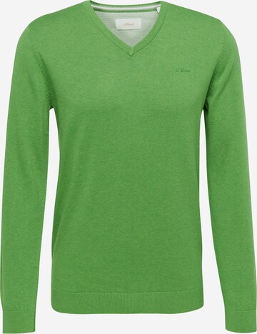 s.Oliver Sweater in Green: front