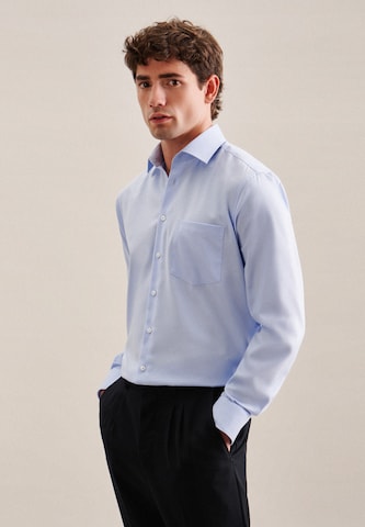 SEIDENSTICKER Comfort Fit Hemd in Blau: predná strana