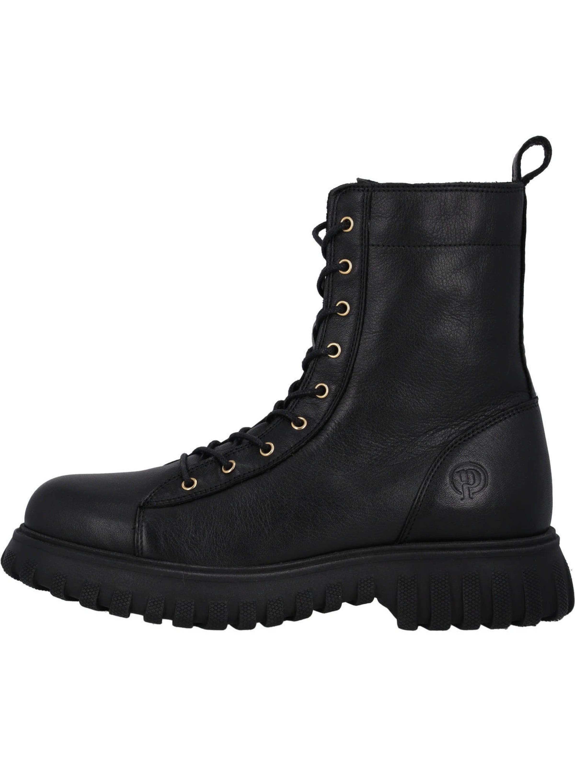 Bottines à lacets 'Amelise' Palado by Sila Sahin en noir