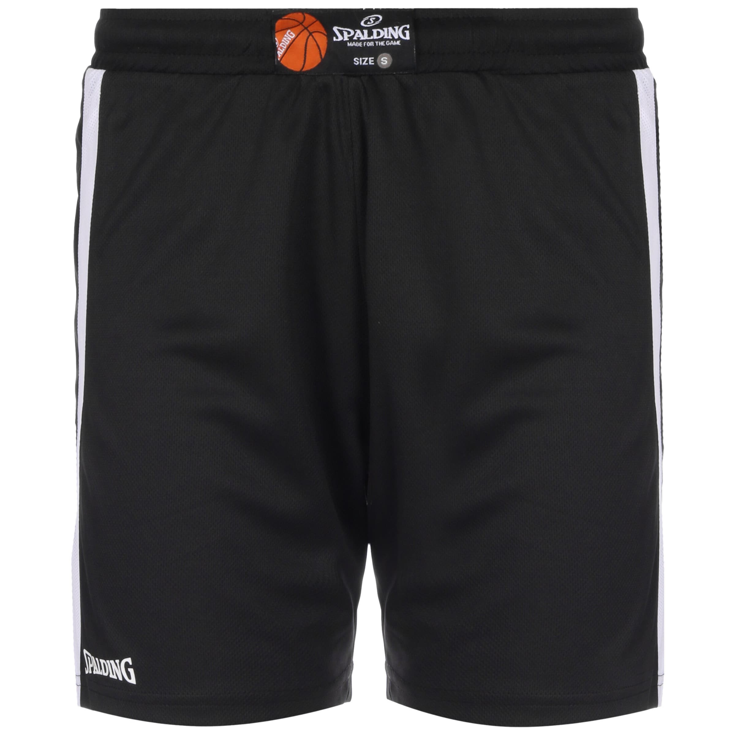 Largi Pantaloni sport 'Jam' de la SPALDING pe negru: față
