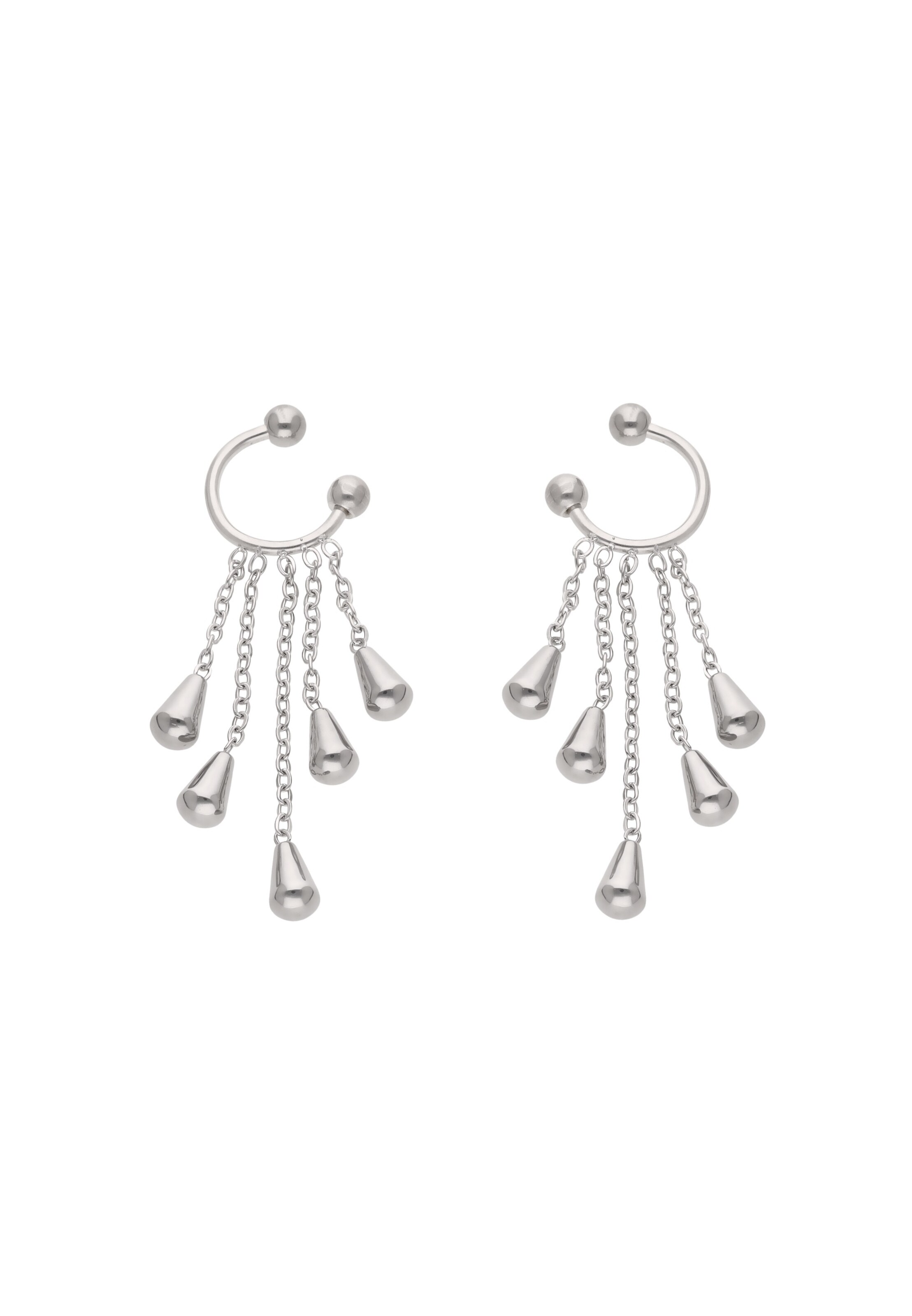 Boucles d'oreilles NAEMI en argent : devant