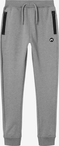 NAME IT Tapered Housut 'NKMVimo' värissä harmaa: etupuoli