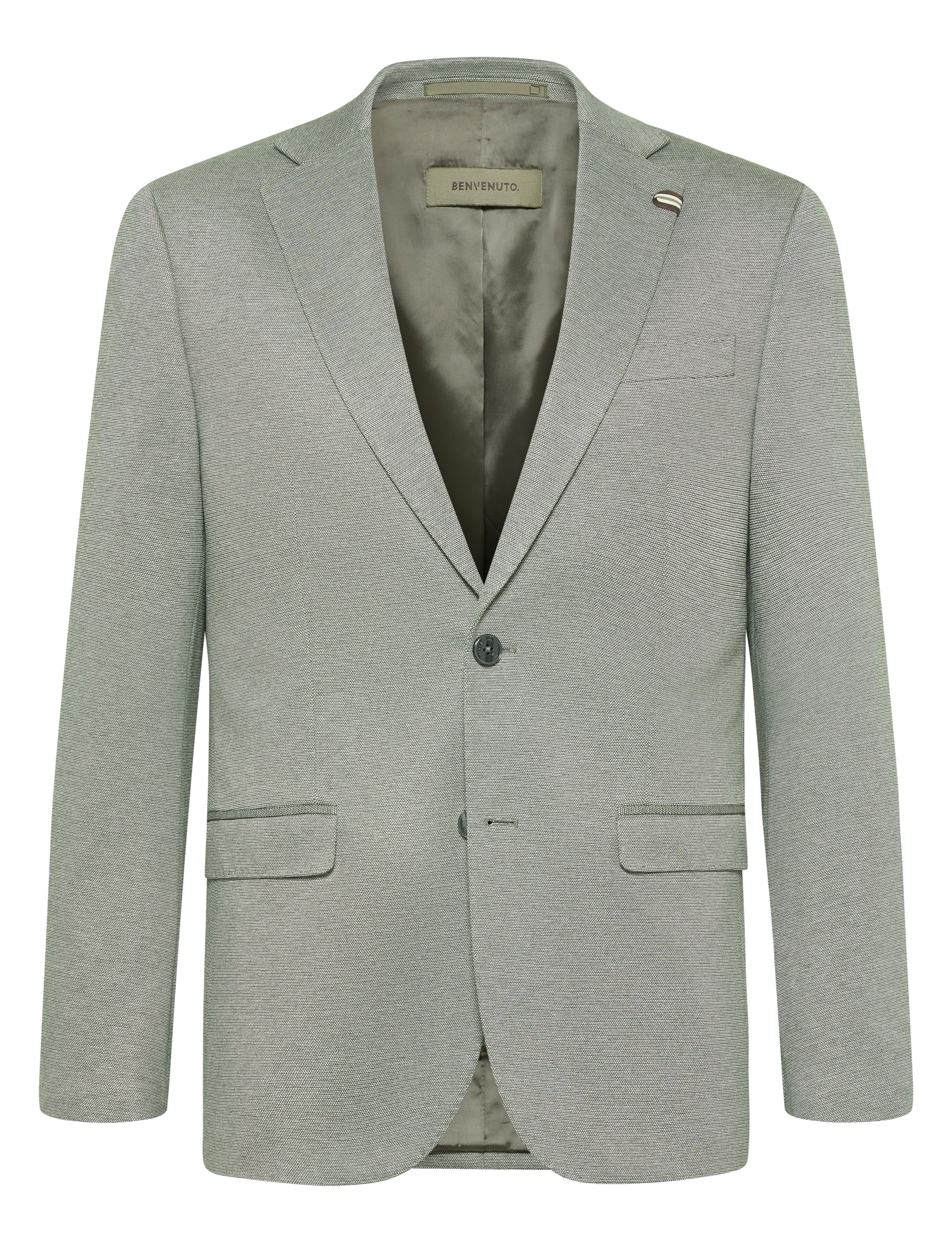 Coupe regular Veste de costume BENVENUTO en gris : devant