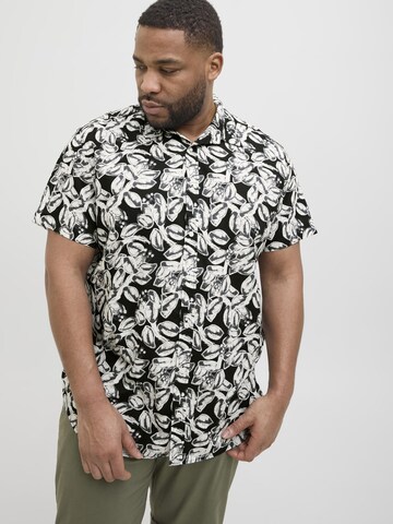 Jack & Jones Plus Comfort fit Overhemd in Zwart