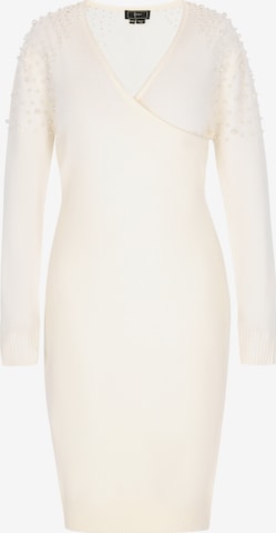 faina Knitted dress in White: front