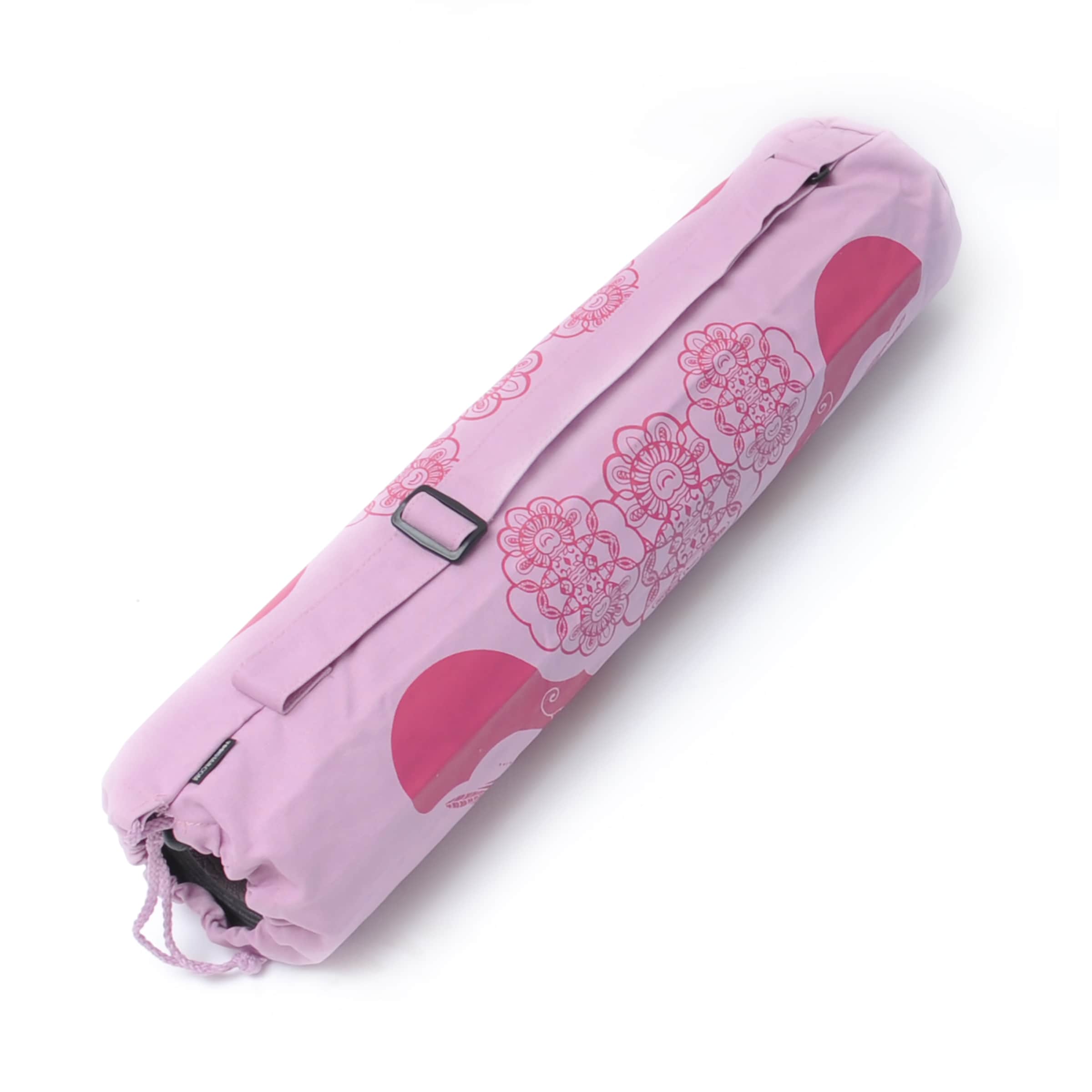 YOGISTAR.COM Yogatasche Basic - Cotton - Art Collection - 65 Cm in Pink: Vorderseite