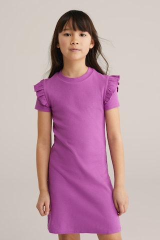 WE Fashion Платье в Лиловый: спереди