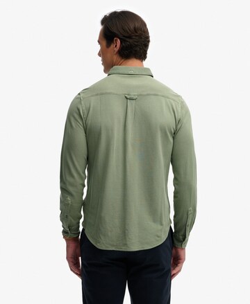 Fit confort Chemise 'Vintage Destroy' Superdry & Co en vert