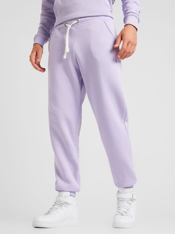 Effilé Pantalon ALPHA INDUSTRIES en violet : devant
