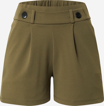 JDY Regular Pleat-Front Pants 'GEGGO' in Green: front