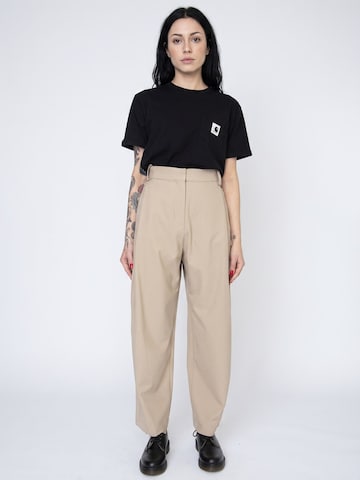 elvine Baggy Broek 'Sandi' in Beige: voorkant