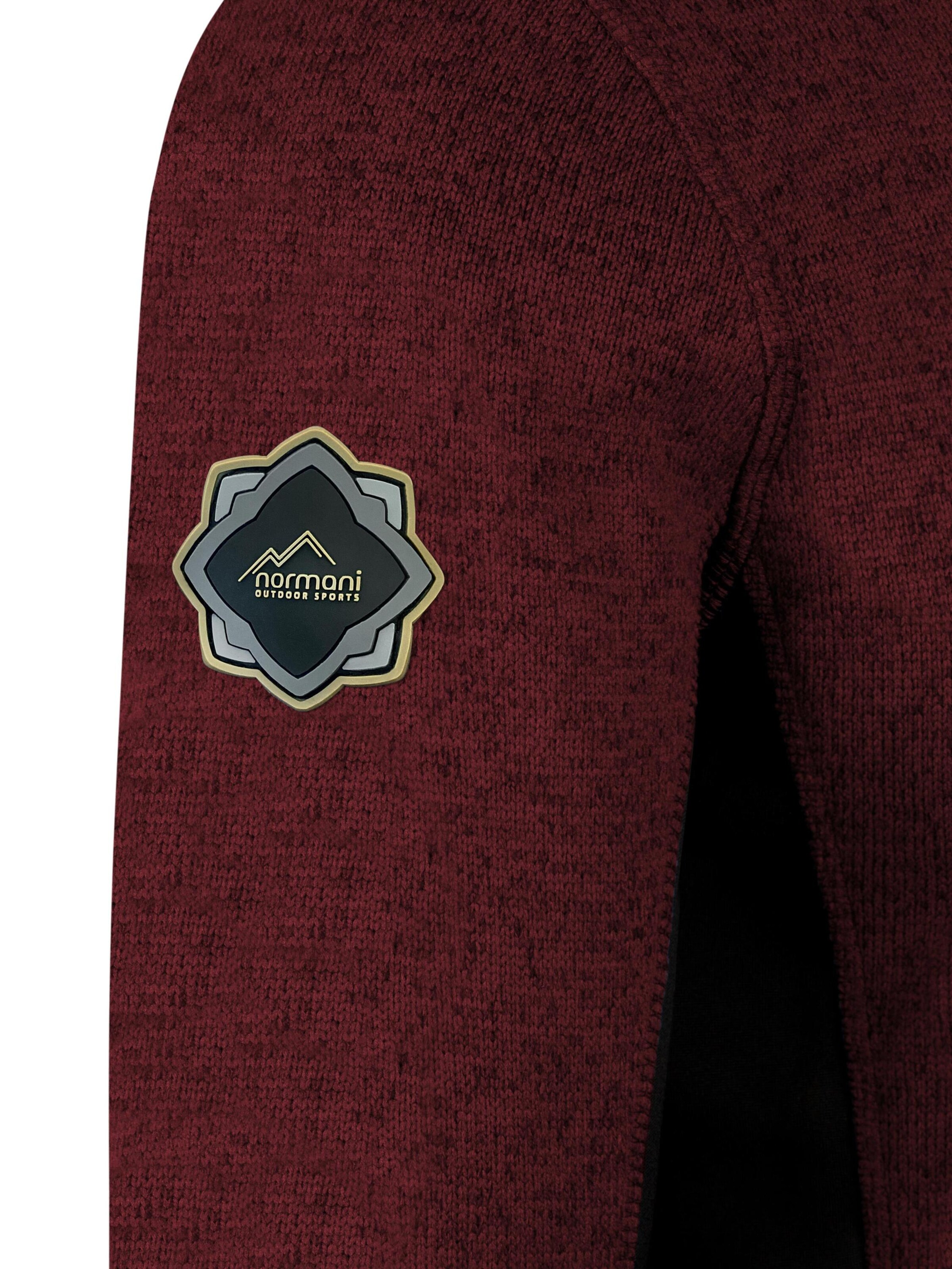 normani Funktionsfleecejacke 'Pukaskwa' in Rot