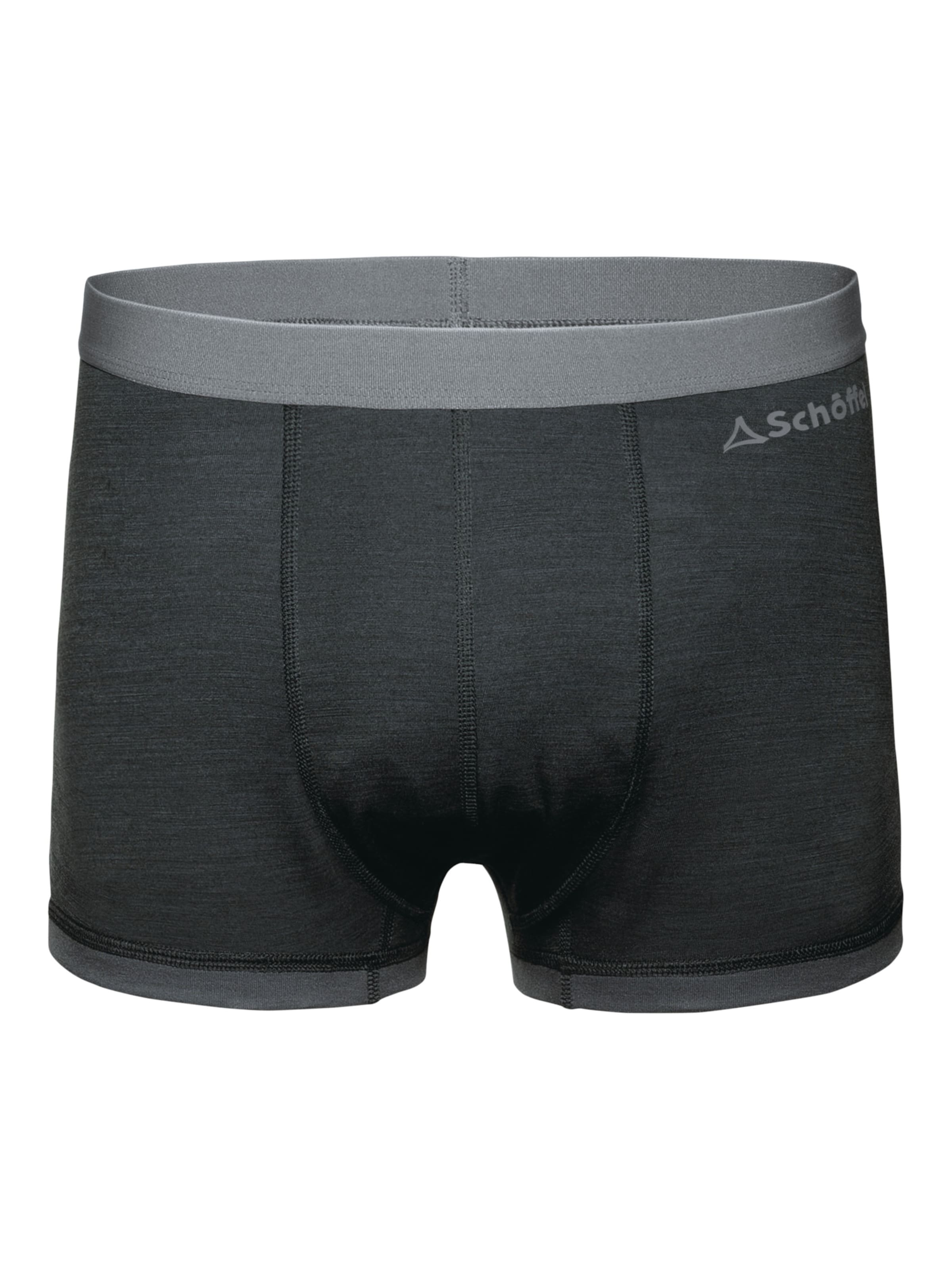 Boxers Schöffel en noir : devant