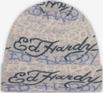 Ed Hardy Mütze in Grau: Vorderseite