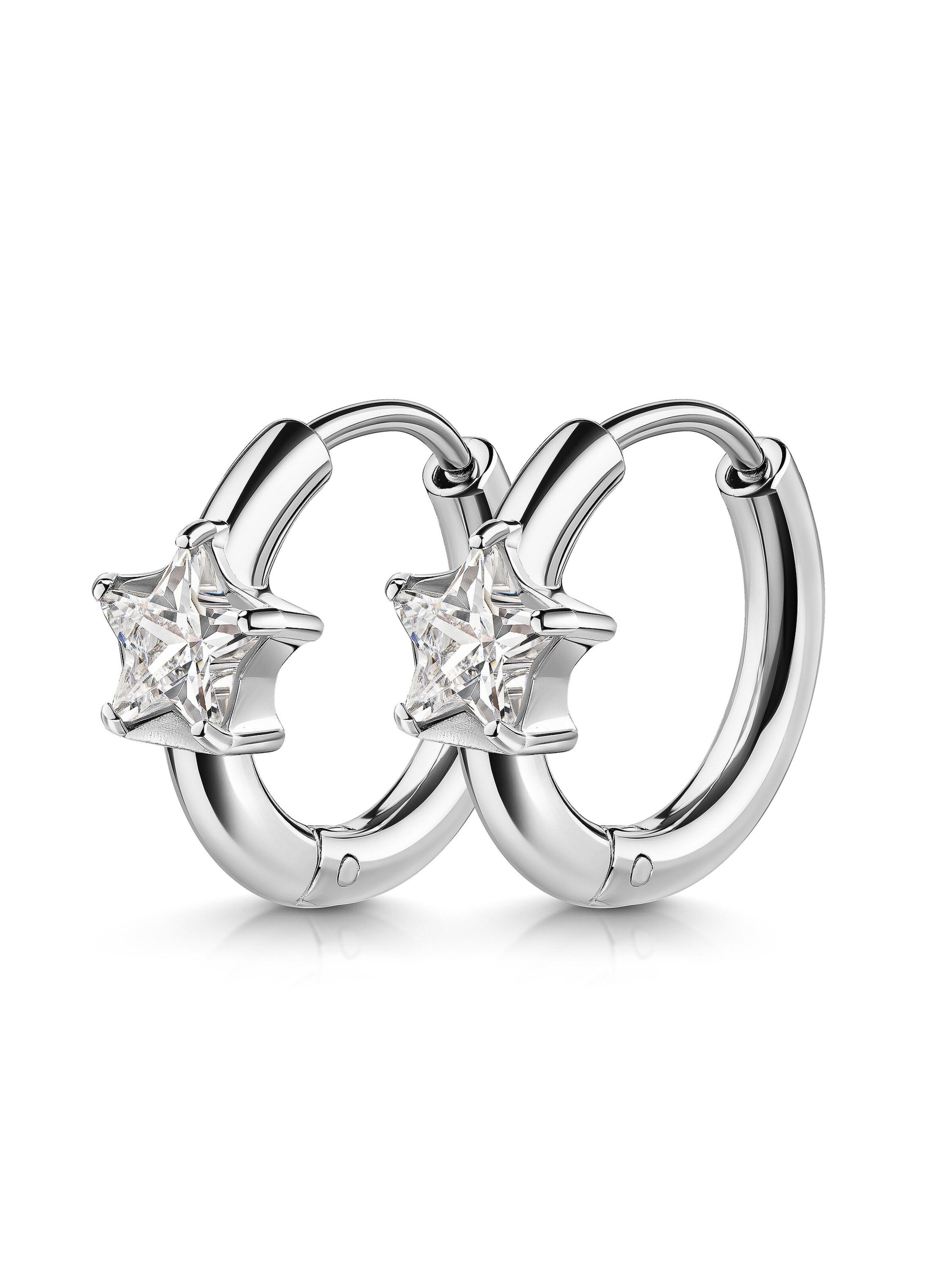 Zeeme Ohrringe in Silber: Vorderseite