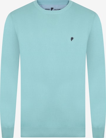 DENIM CULTURE Sweater 'NARCISO' in Blue: front