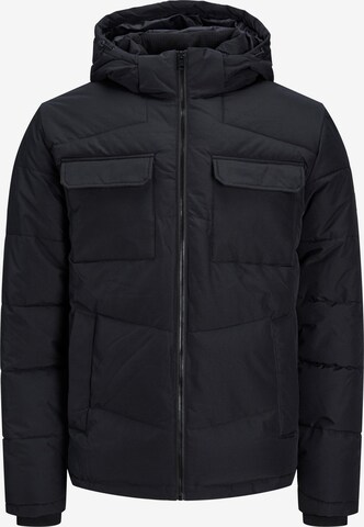 JACK & JONES - Chaqueta de invierno 'Brady' en negro: frente