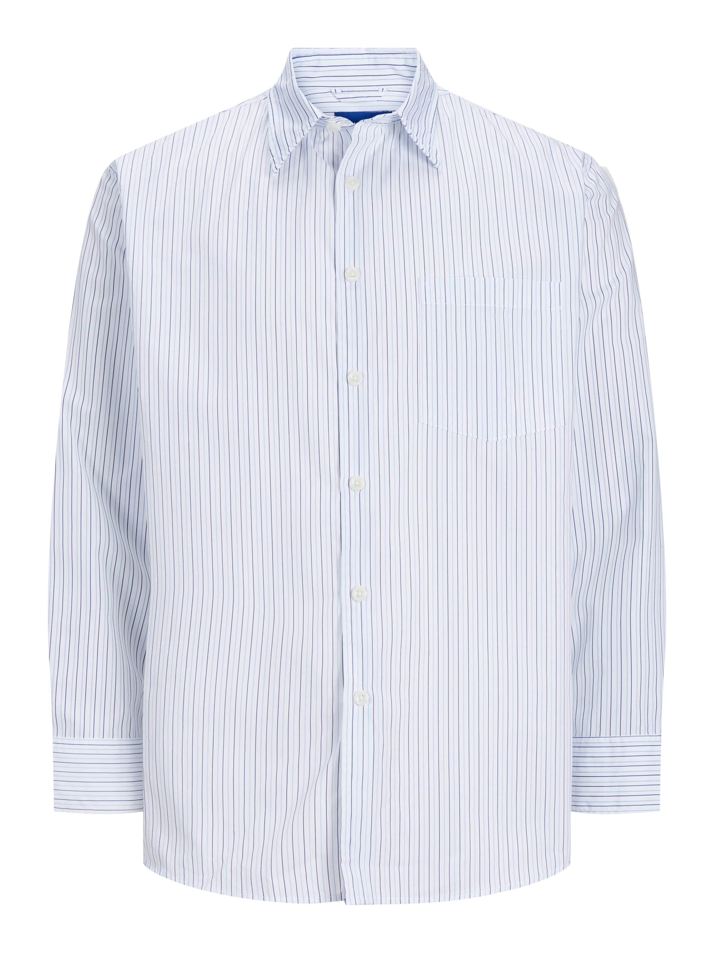 JACK &amp; JONES Button Up Shirt in White: front