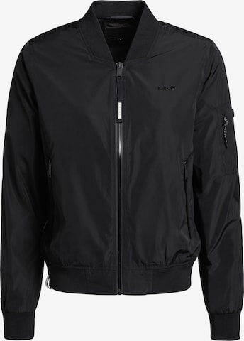 khujo Between-season jacket 'STENCE2' in Black: front