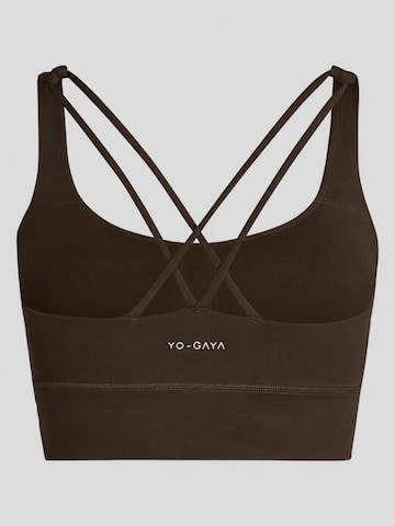 YO-GAYA Bustier Sport bh in Bruin