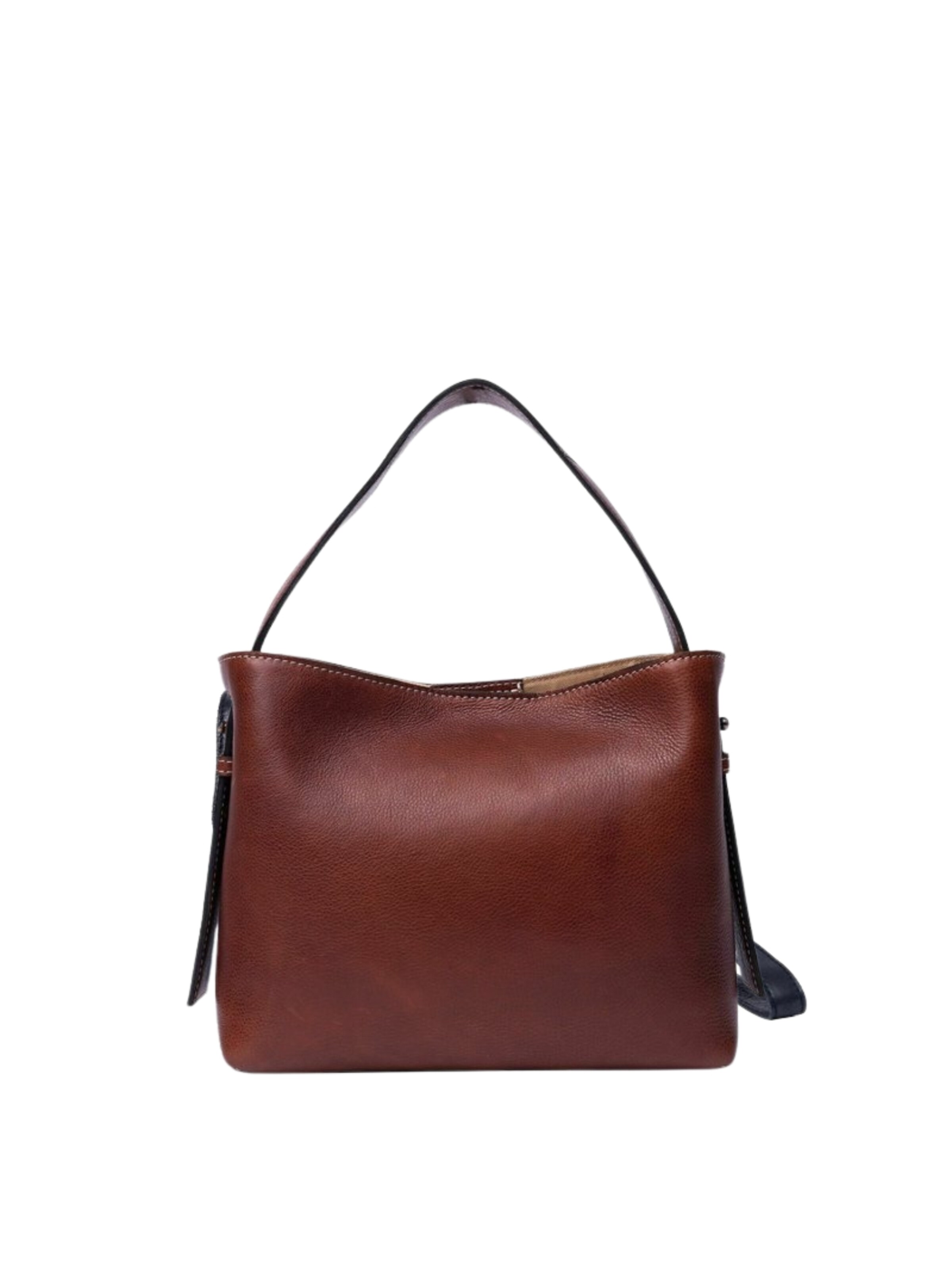 Cabas ' Naya ' RE:DESIGNED en marron : devant