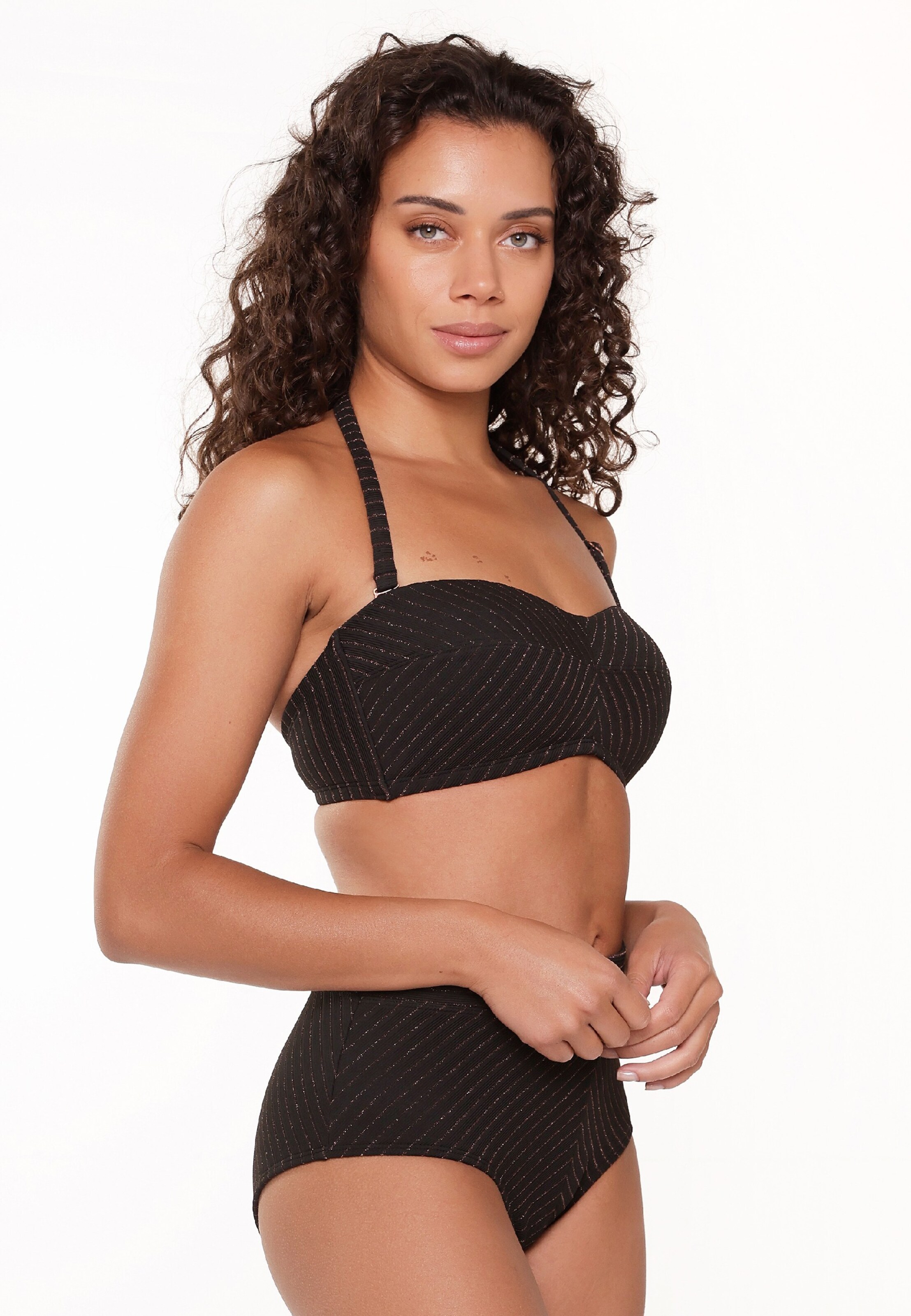 LingaDore Bandeau Bikini top in Black
