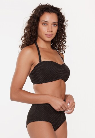 LingaDore Bandeau Bikinitop in Zwart