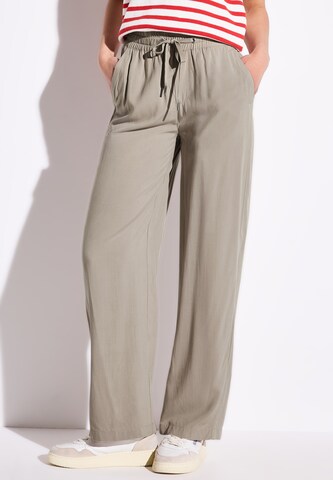 STREET ONE Wide Leg Hose in Grau: Vorderseite