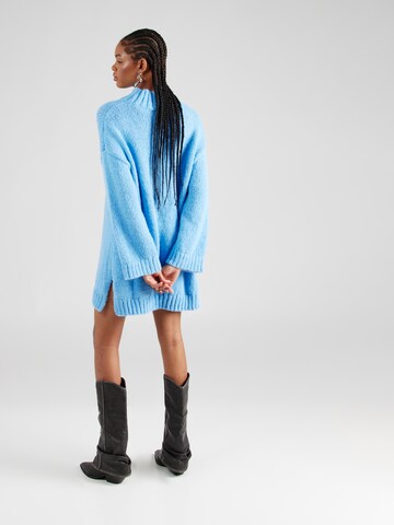 Monki Knitted dress in Blue