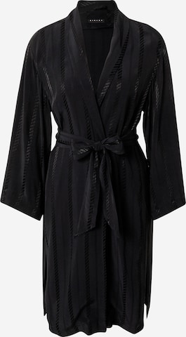 SisleyLjetni kaput - crna boja: prednji dio