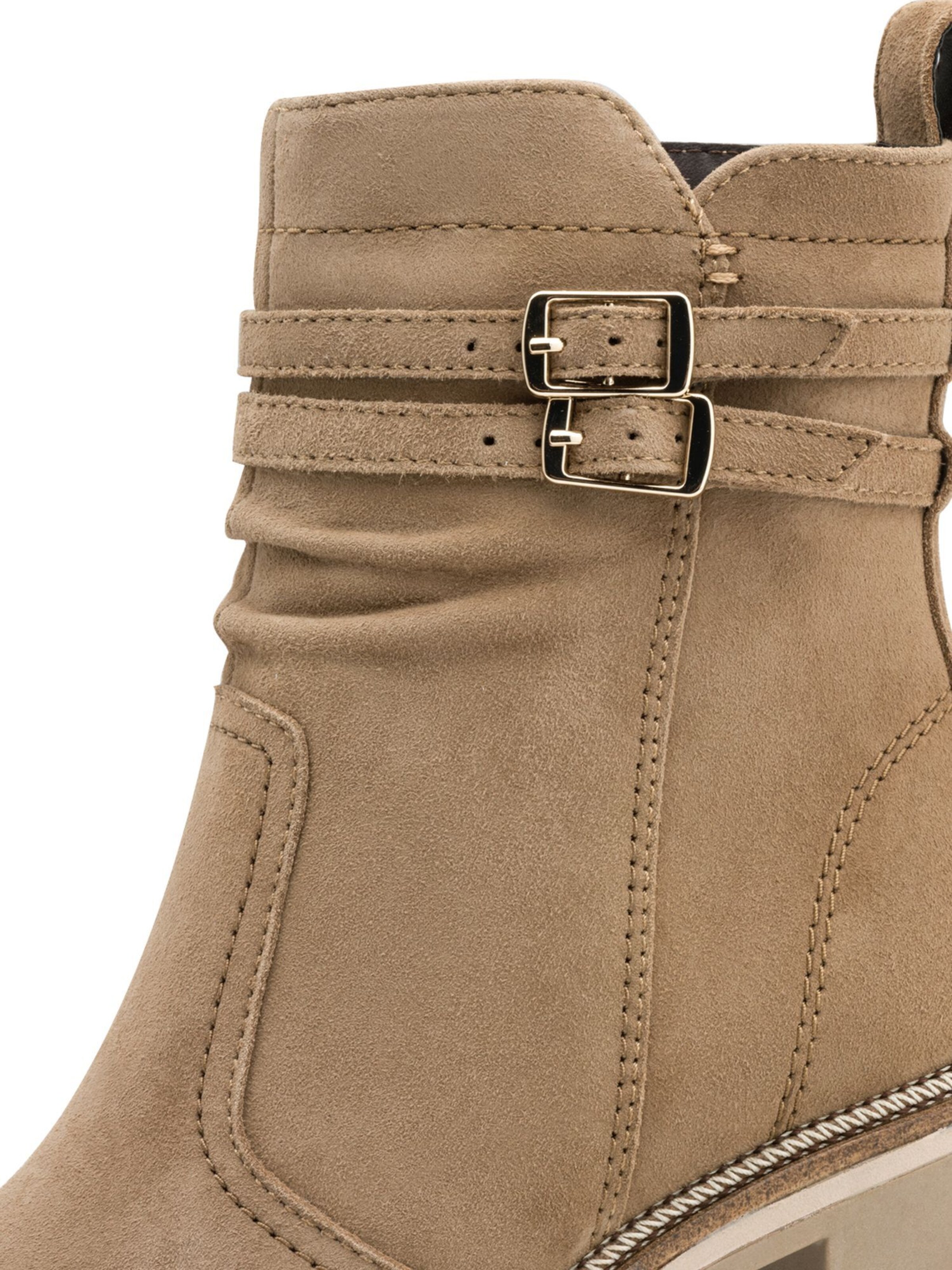 Tamaris Enkellaarsjes in Beige