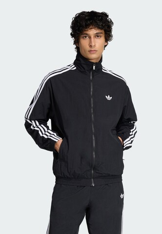 ADIDAS ORIGINALS Between-Season Jacket 'Firebird' in Black: front