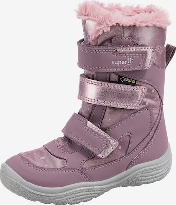 SUPERFIT - Botas de nieve 'Crystal' en lila: frente