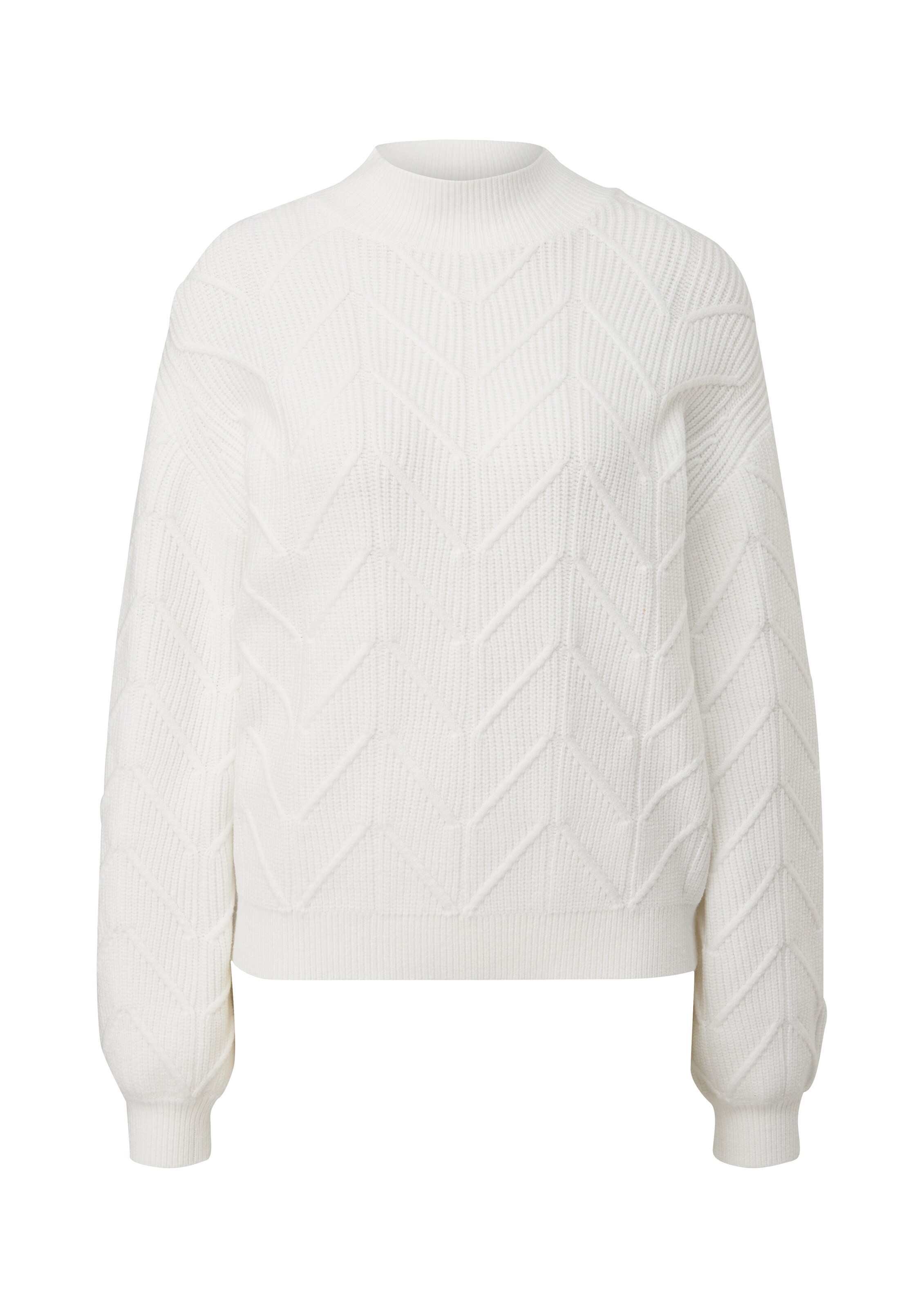 COMMA Pullover in Weiß: Vorderseite