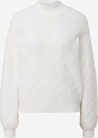 COMMA Sweater in White: front