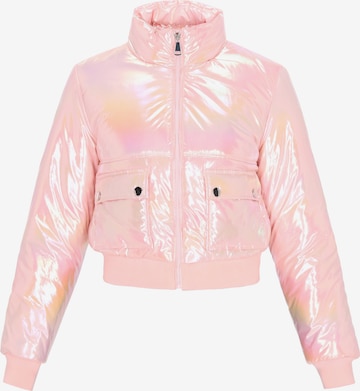 MYMO - Casaco meia-estação em rosa: frente