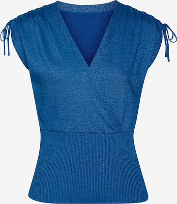 Tops en tricot LASCANA en bleu : devant