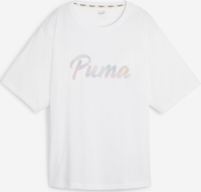 PUMA Sporta krekls, krāsa - zils / lillā / oranžs / balts, Preces skats
