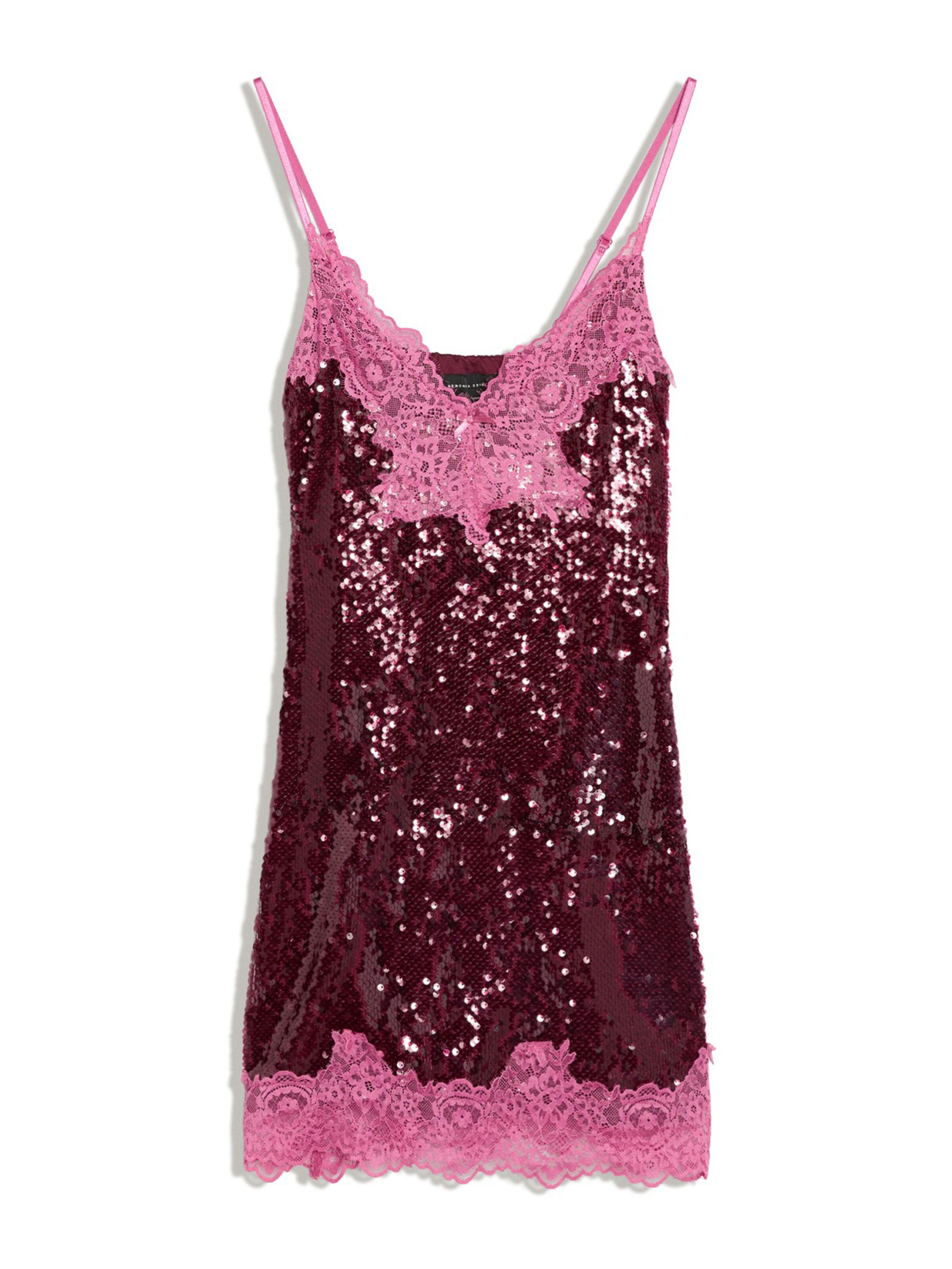Bershka Cocktail dress in Red: front