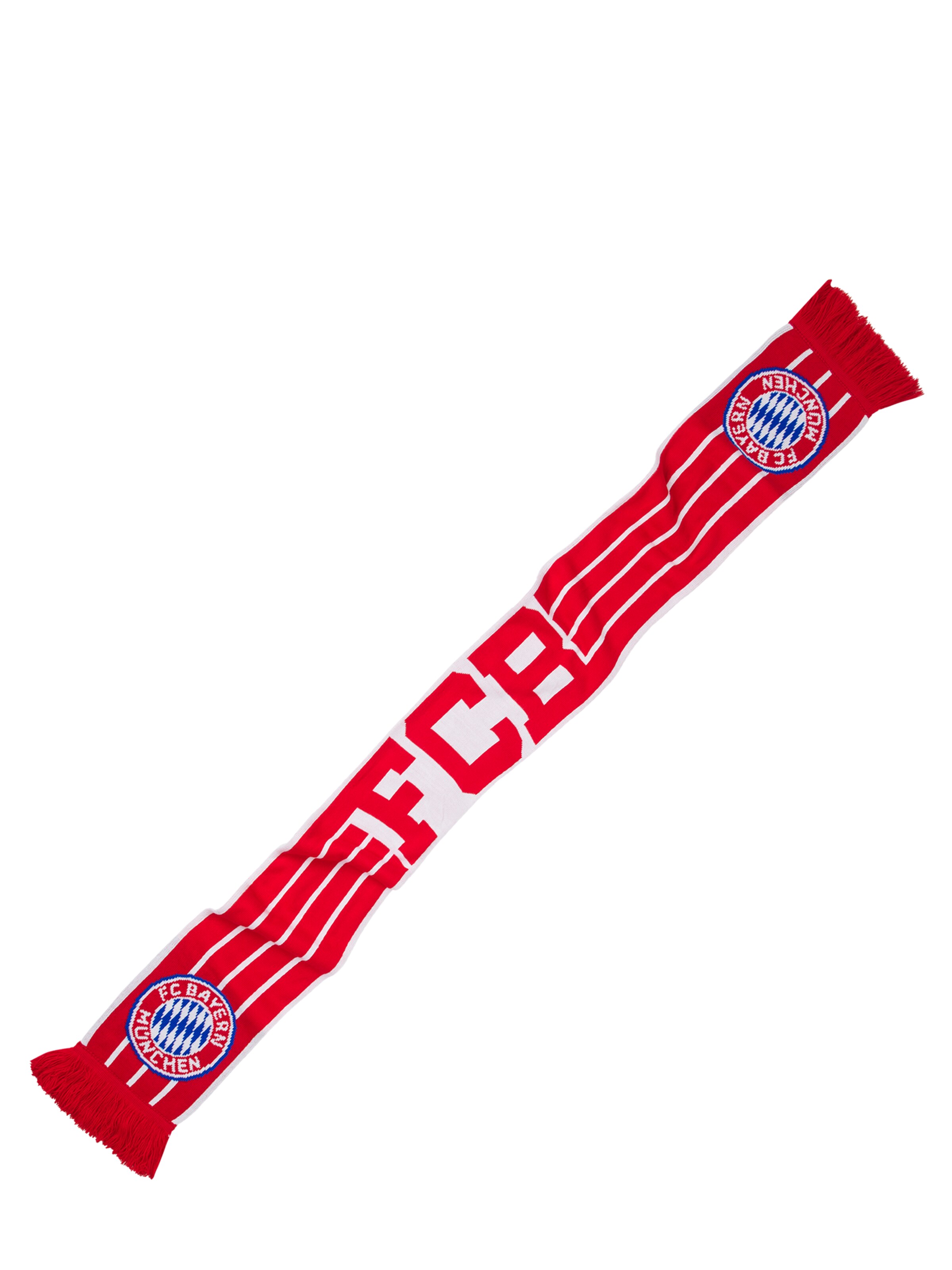 FC BAYERN MÜNCHEN Sports Scarf 'Rekordmeister' in Red