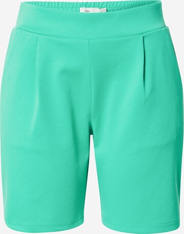 Pantalon à pince ICHI en vert : devant