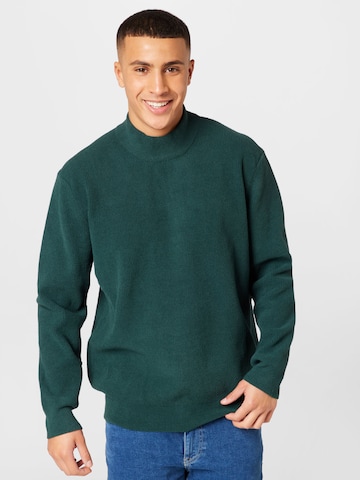 NN07 - Pullover 'Danny' em verde: frente