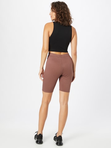 Coupe slim Pantalon 'JENNY' Femme Luxe en marron