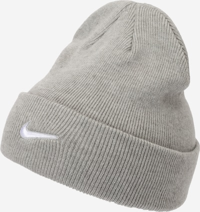 Megzta kepurė 'Terra Swoosh' iš Nike Sportswear, spalva – pilka / balta, Prekių apžvalga
