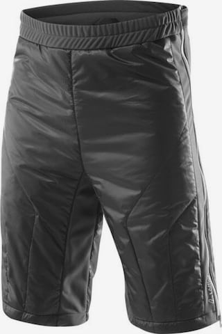 Löffler Regular Workout Pants in Black: front