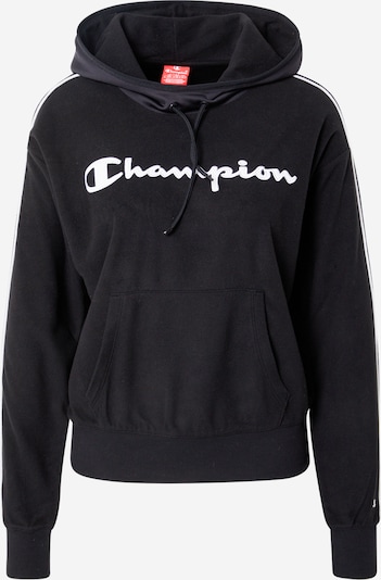 Champion Authentic Athletic Apparel Sportska sweater majica u crna / bijela, Pregled proizvoda