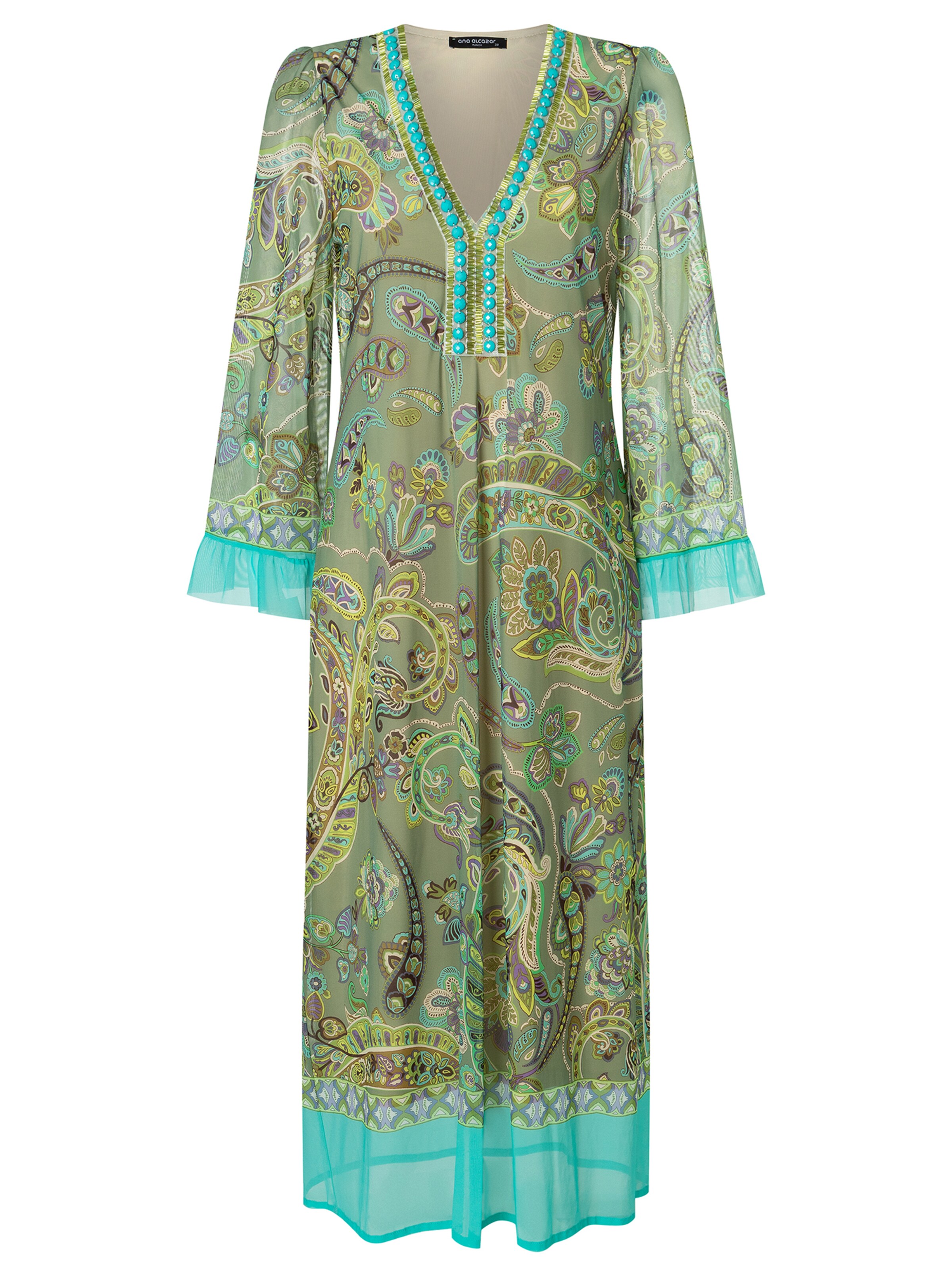 Ana Alcazar Dress 'Zikasa' in Green: front
